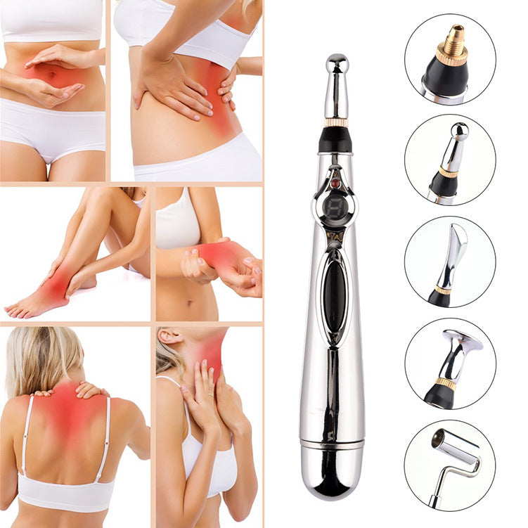 Five-Headed Meridian Pen Laser Acupoint Pen Energy Massage Pen Physiotherapy Pen Dredging Acupoint Stick