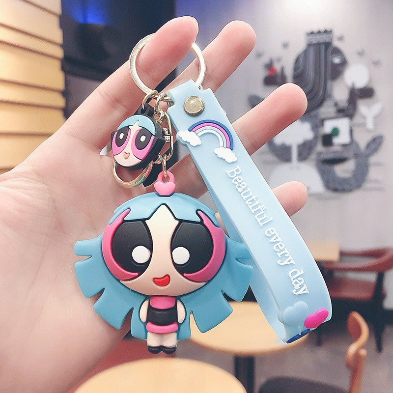 Backpack Unicorn Spaceman Silicone Doll Keychain Pendant
