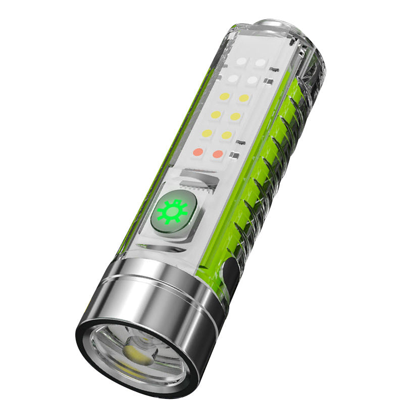 Keychain Lights Fluorescent Work Lights Purple Money Detector Lights Mini Multifunctional White Laser Flashlights