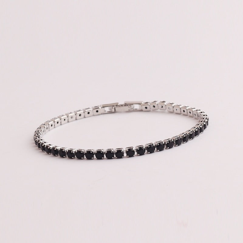 Personalized colored zircon bracelet