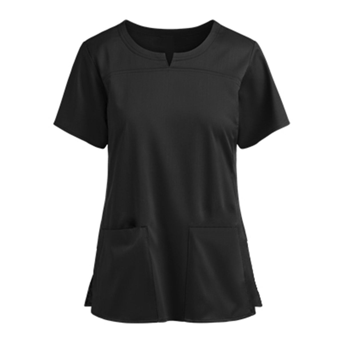 Women Nursing Scrubs Blouse Casual Short Sleeve Scrubs Working Uniforms Nurse Solid Color Top Tshirt V-neck Pocket Women Clothes