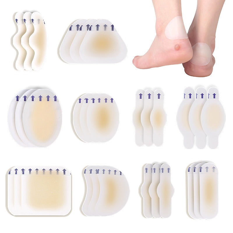 Bubble Sticker High Heels Gel Heel Sticker Anti Abrasion Foot Sticker Half Size Pad Heel Sticker Heel Sticker Heel Sticker