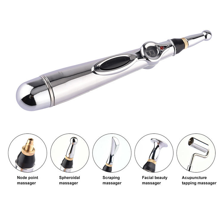 Five-Headed Meridian Pen Laser Acupoint Pen Energy Massage Pen Physiotherapy Pen Dredging Acupoint Stick