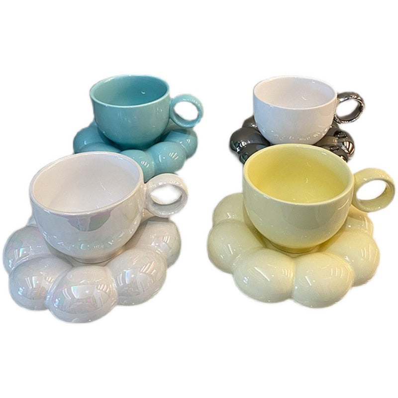 Flower fat coffee cup dish gift box set coffee mugs coffee cups mugs coffee cups mug coffee cup coffee mug