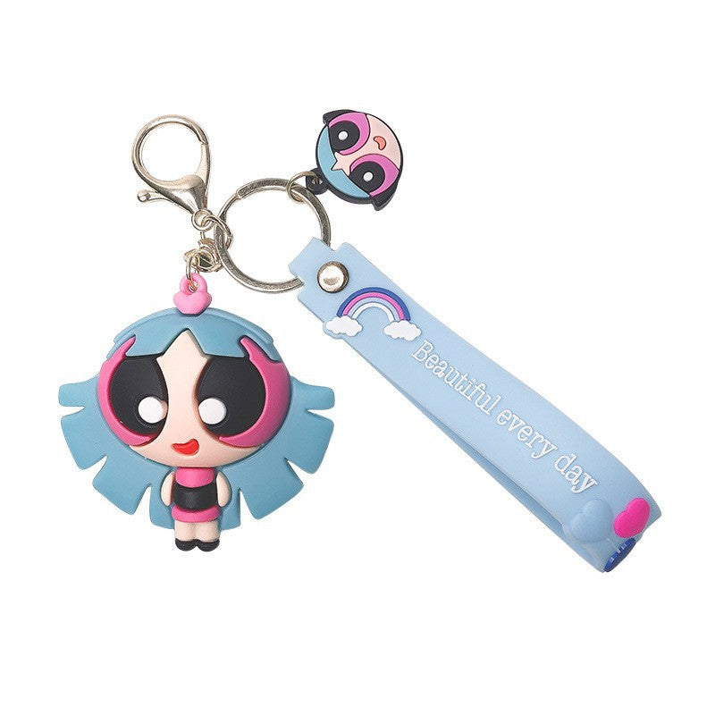Backpack Unicorn Spaceman Silicone Doll Keychain Pendant