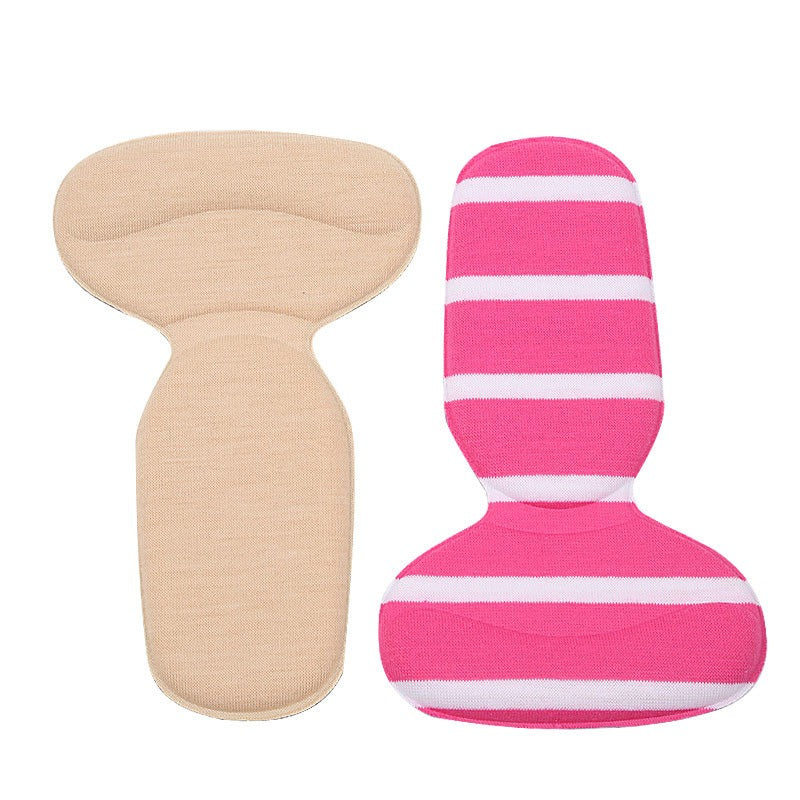 Sponge 2 In 1 Rear Heel Sticker With Half Size Pad, No Heel Sticker, Anti Wear Heel Sticker, High Heel Sticker
