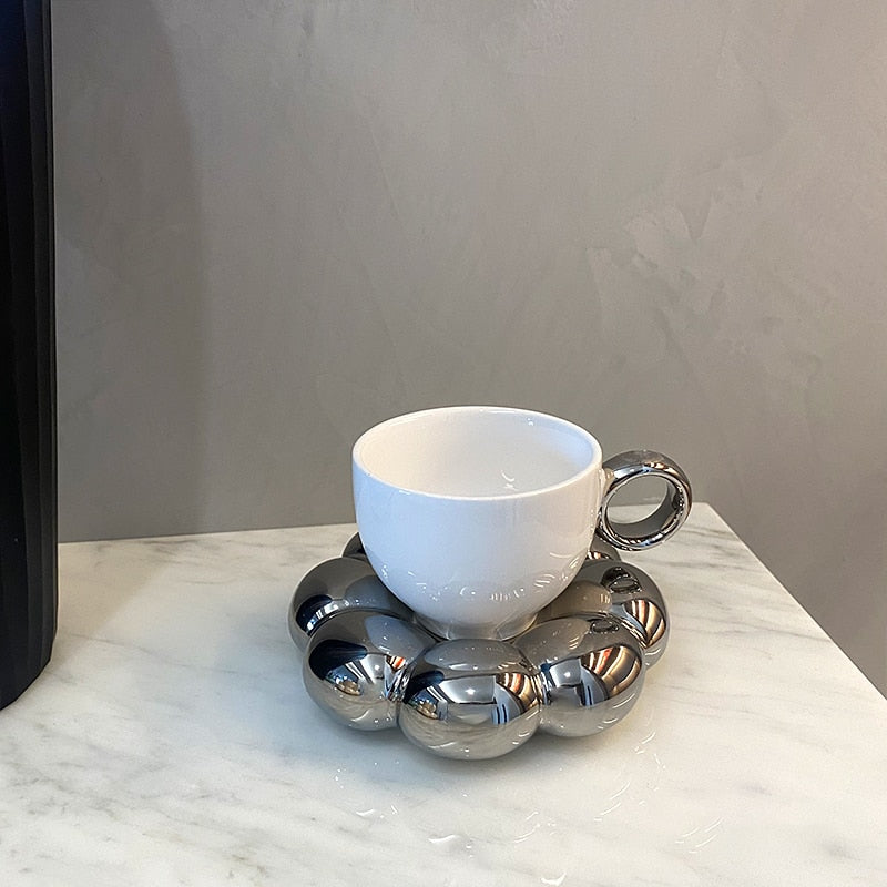Flower fat coffee cup dish gift box set coffee mugs coffee cups mugs coffee cups mug coffee cup coffee mug