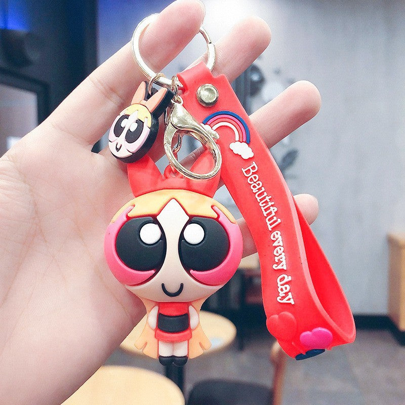 Backpack Unicorn Spaceman Silicone Doll Keychain Pendant