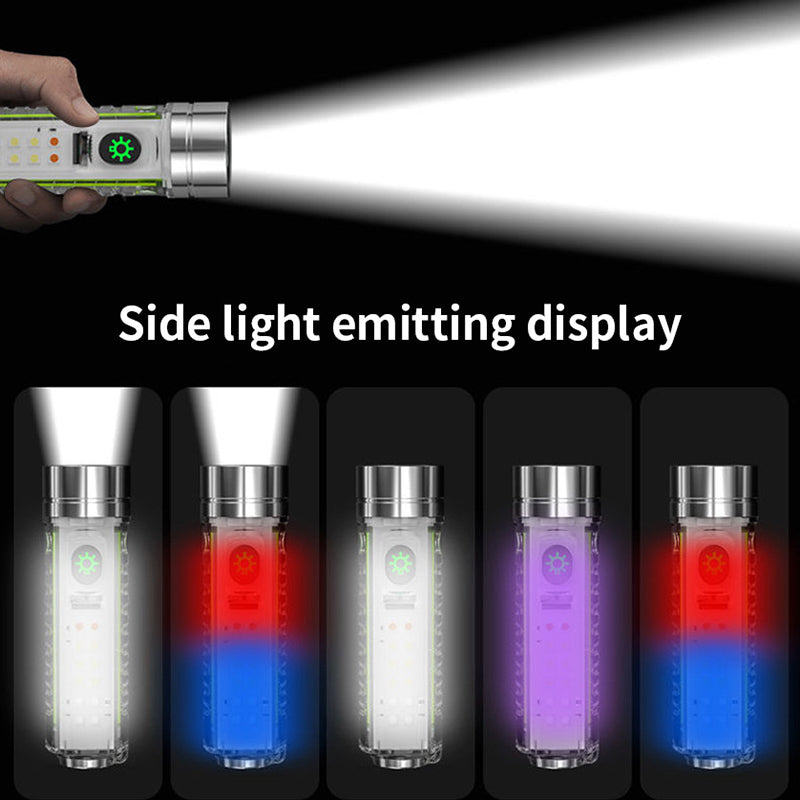 Keychain Lights Fluorescent Work Lights Purple Money Detector Lights Mini Multifunctional White Laser Flashlights