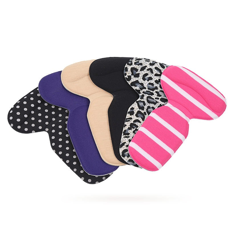 Sponge 2 In 1 Rear Heel Sticker With Half Size Pad, No Heel Sticker, Anti Wear Heel Sticker, High Heel Sticker