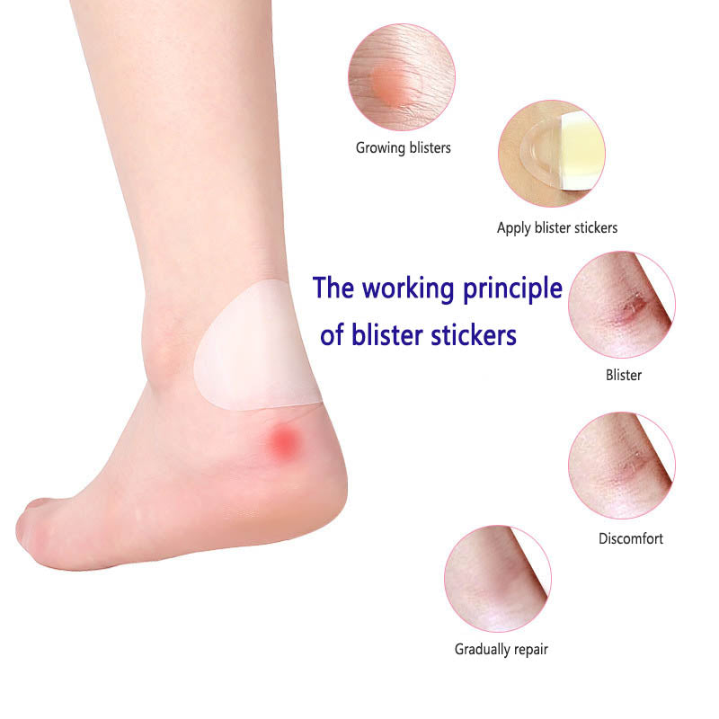 Bubble Sticker High Heels Gel Heel Sticker Anti Abrasion Foot Sticker Half Size Pad Heel Sticker Heel Sticker Heel Sticker