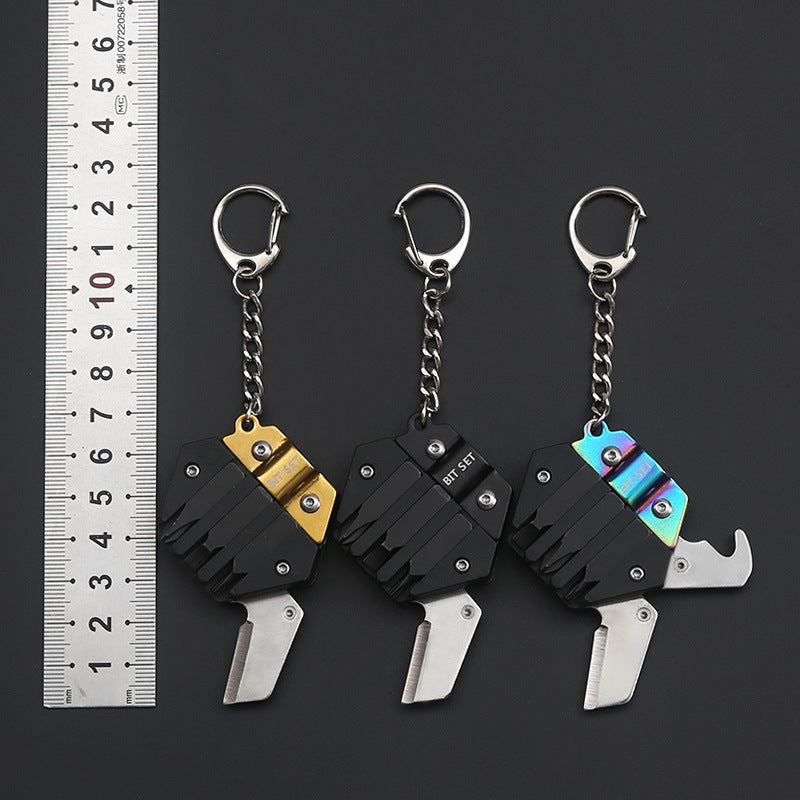 14 In 1 Multifunctional Edc Keychain