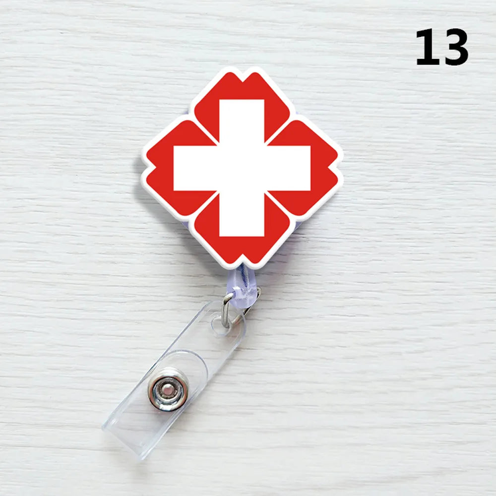 1 PCS Retractable Badge Reel  Keychain