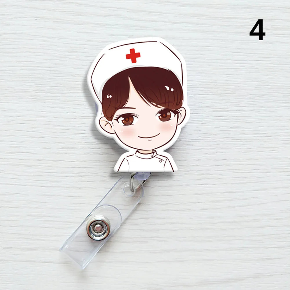 1 PCS Retractable Badge Reel  Keychain