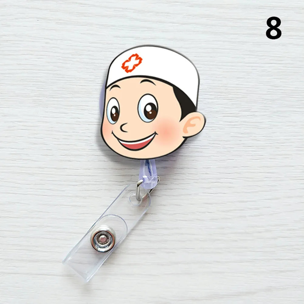 1 PCS Retractable Badge Reel  Keychain