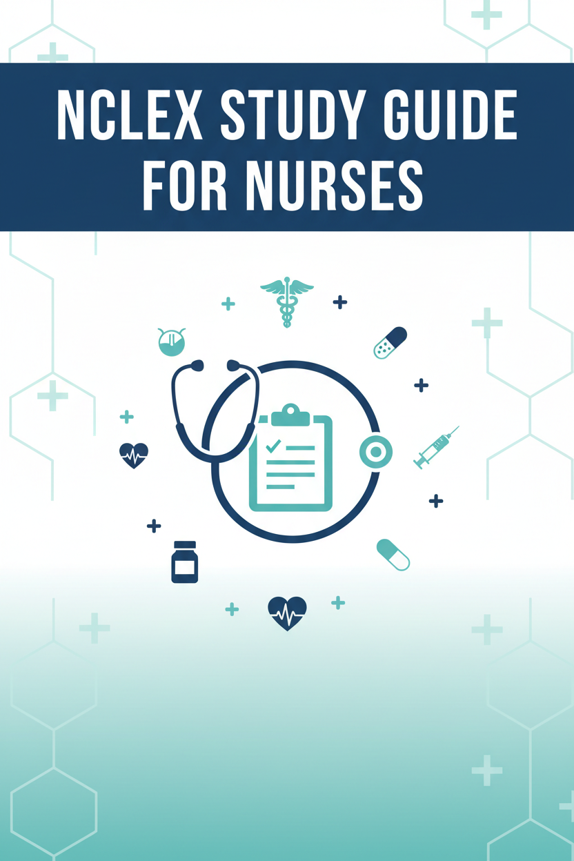 NCLEX Study Guide for Nurses cover